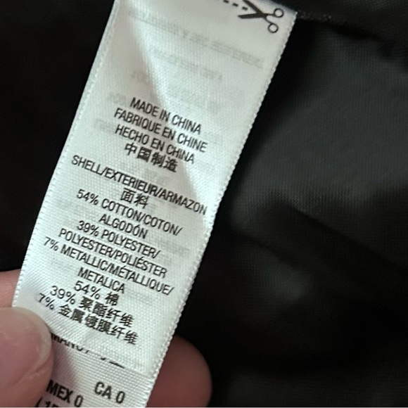 Juicy Coture Palladium Brocade Metallic Blazer in Gold Sz 0 - Picture 12 of 12